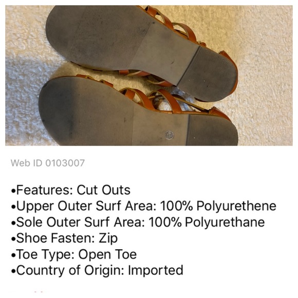 Gently used Girls Gladiator sandals - Picture 8 of 8